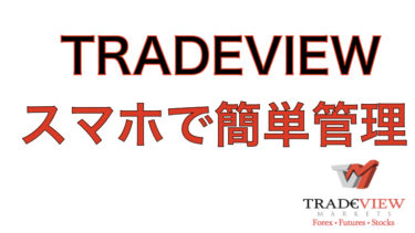 TRADEVIEW(トレードビュー)アプリで簡単管理 【スマホ・タブレット使用方法】